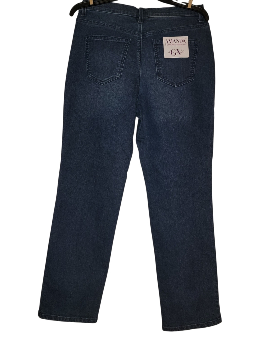 New Gloria Vanderbilt Amanda Slimming Jean in Dark Blue Wash - Picture 4 of 5